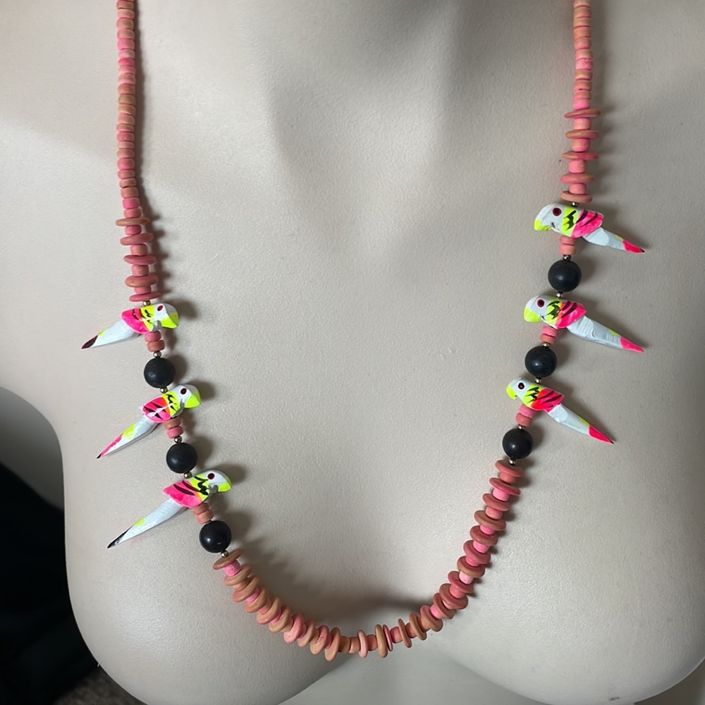 Vintage bird necklace set